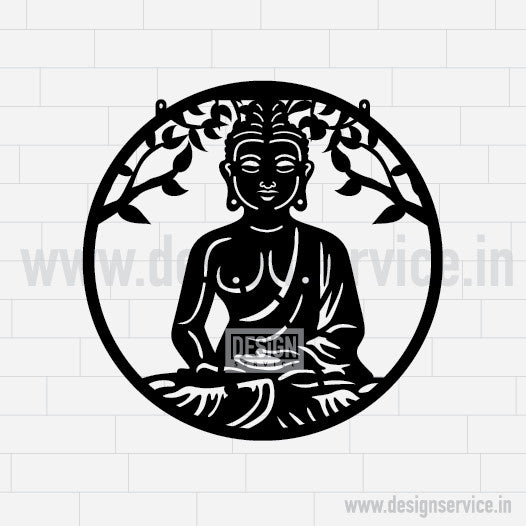 Laser Cutting Design Gautam Buddha