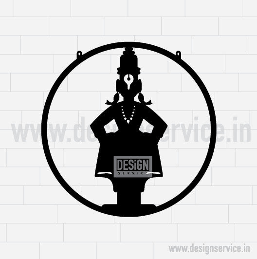 Laser Cutting Design Vitthal Rukmini Pandurang