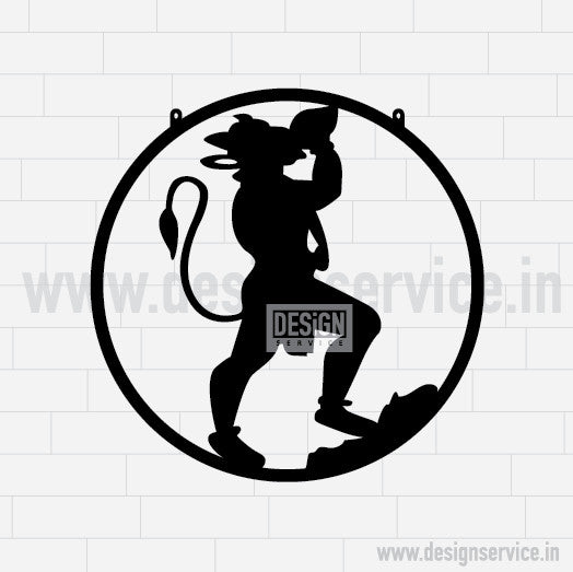 Laser Cutting Design Shri Hanuman Ji