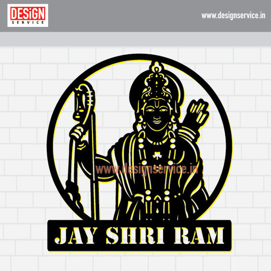 Laser Cutting Design Jay Shri Ram