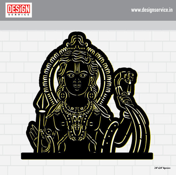 Laser Cutting Design Jay Shri Ramlala