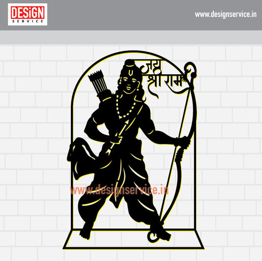 Laser Cutting Design Jay Shri Ram