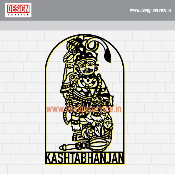 Laser Cutting Design Kashtabhanjan Hanumanji (Sarangpur)