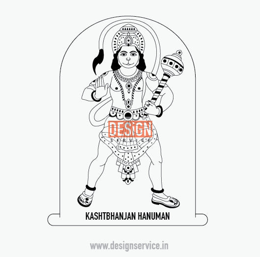 Engraving Design Hanuman