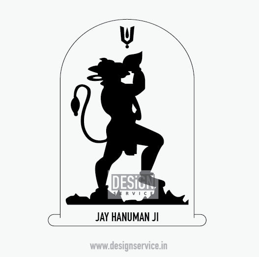 Engraving Design Hanuman Ji