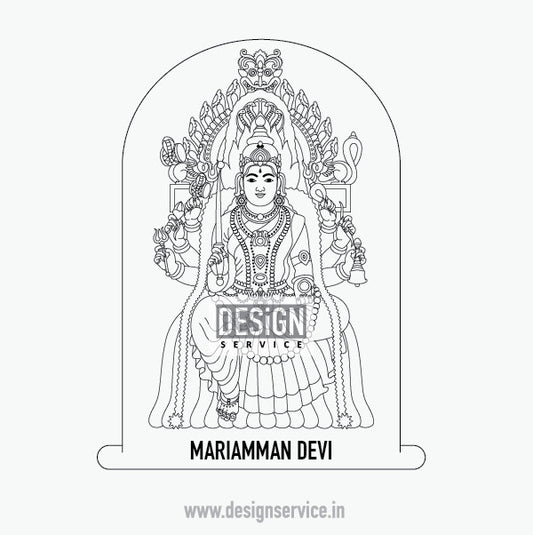 Engraving Design Mariamman Devi