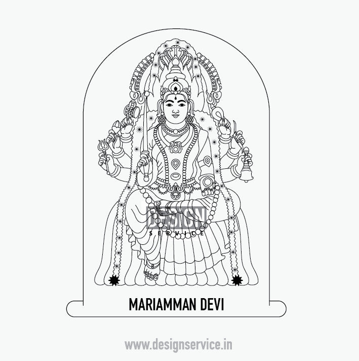 Engraving Design Mariamman Devi