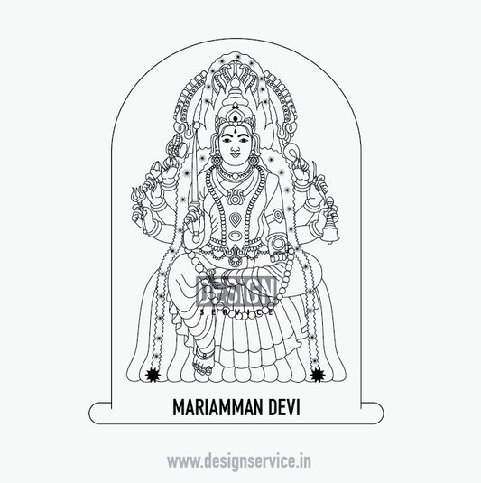 Engraving Design Mariamman Devi