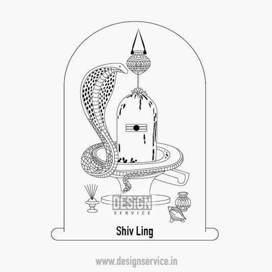 Engraving Design Shiv Ling