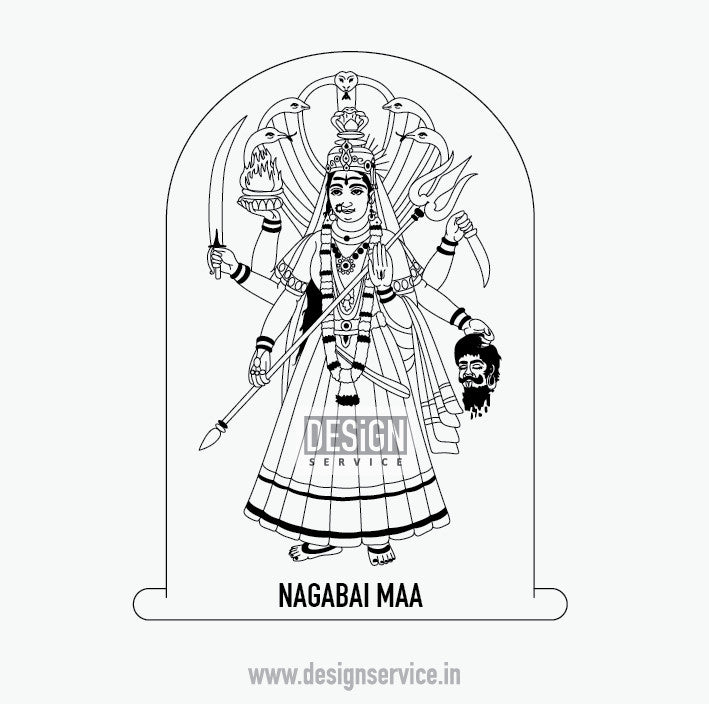 Engraving Design  Mahasakit Nagabai Maa