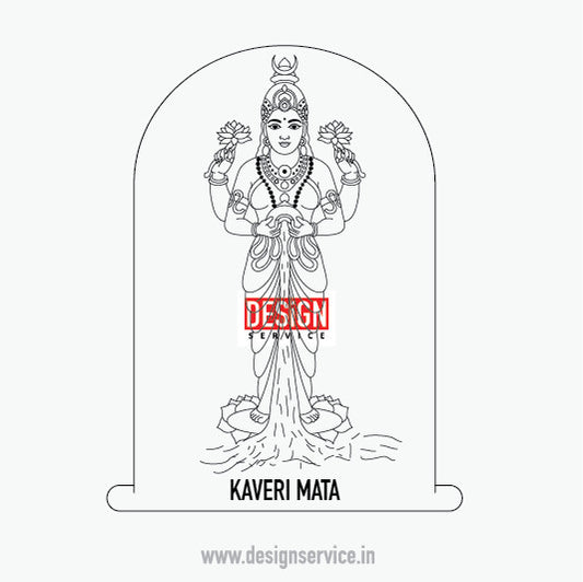 Engraving Design Kaveri Mata