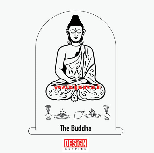 Engraving Design The Buddha