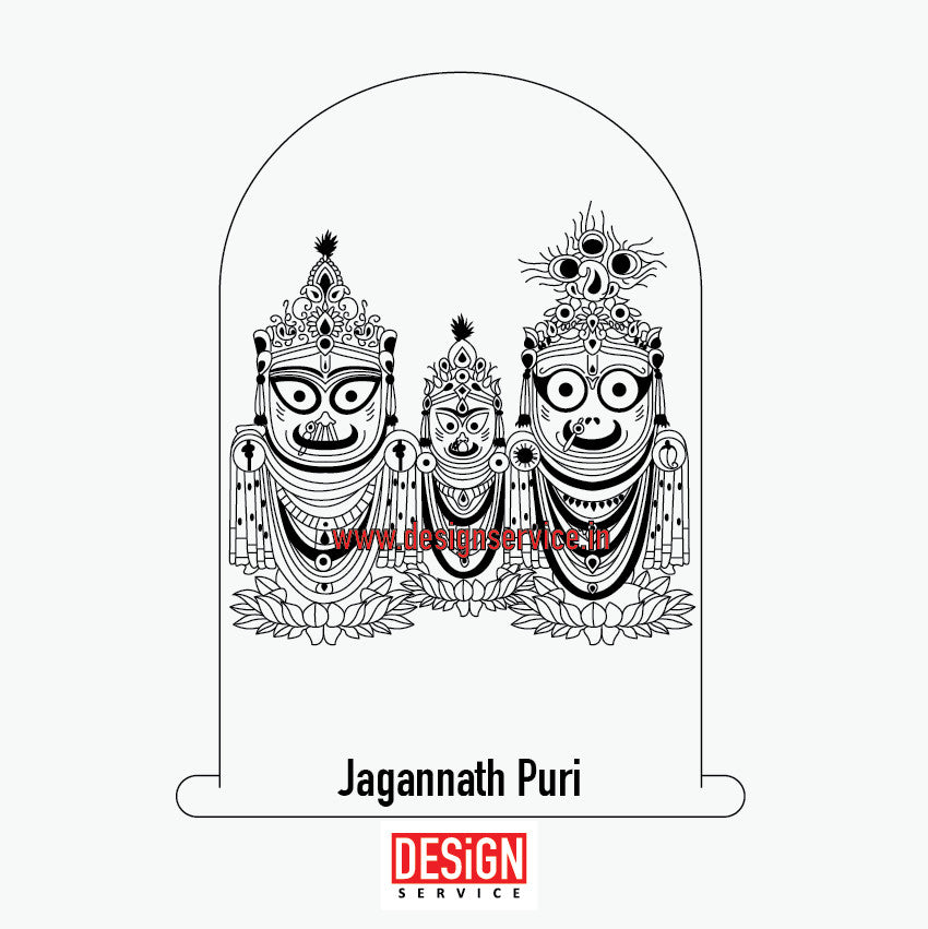 Engraving Design Jagannath Puri