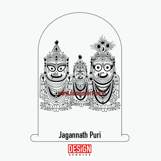 Engraving Design Jagannath Puri