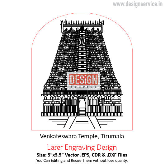 Engraving Design Venkateswara Temple, Tirumala