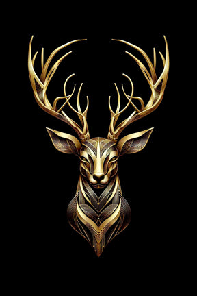 Ai Photo Golden Deer