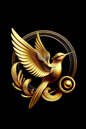 Ai Photo Golden Spiro Bird