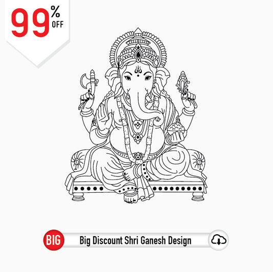 99% Big Discount Shri Ganesh Design