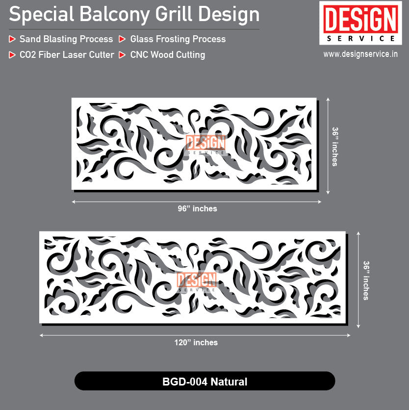 Natural - Balcony Grill Design