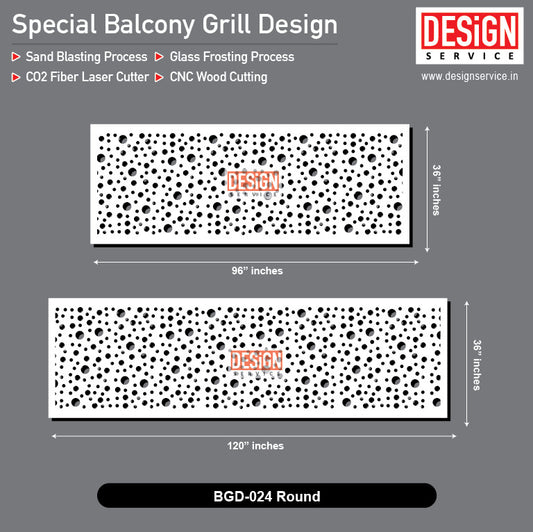 Balcony Grill Design - Round