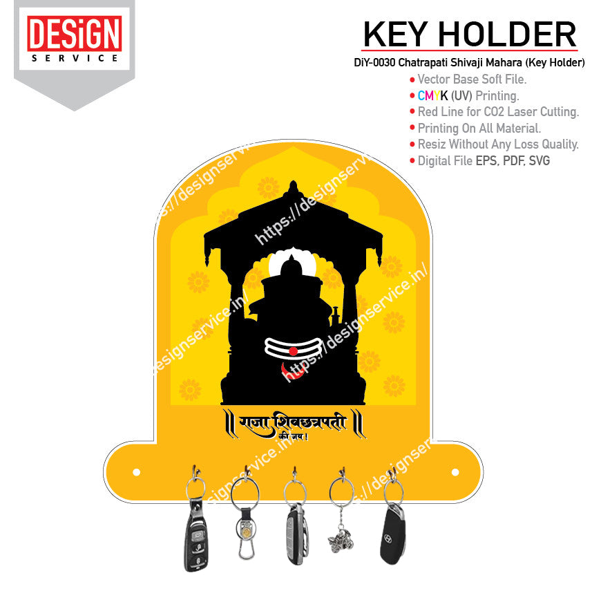 DiY Art Chatrapati Shivaji Mahara (Key Holder)