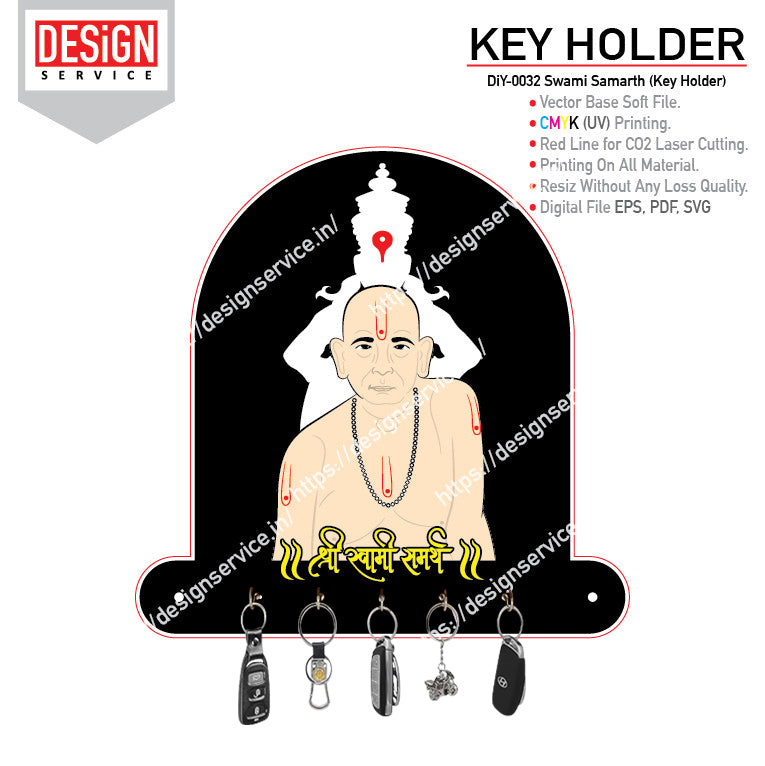 DiY Art Swami Samarth (Key Holder)
