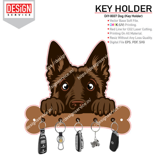 DiY Art Dog (Key Holder)