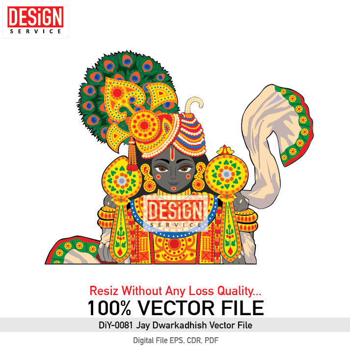 DiY Art Jay Dwarkadhish Vector File