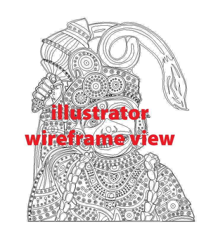 DiY Art Kastbhanjan Dev Sarangpur Vector File