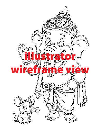 DiY Art Shri Ganesh (Vector File)