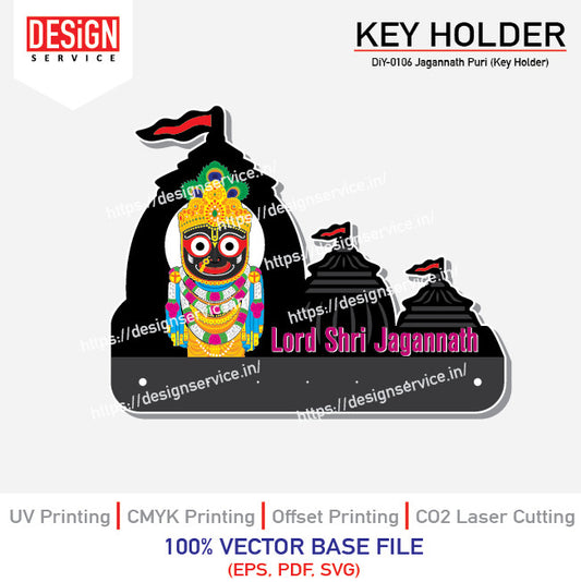 DiY Art Jagannath Puri (Key Holder)