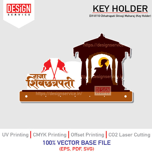 DiY Art Chhatrapati Shivaji Maharaj (Key Holder)