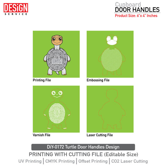 DiY Art Turtle Door Handles Design