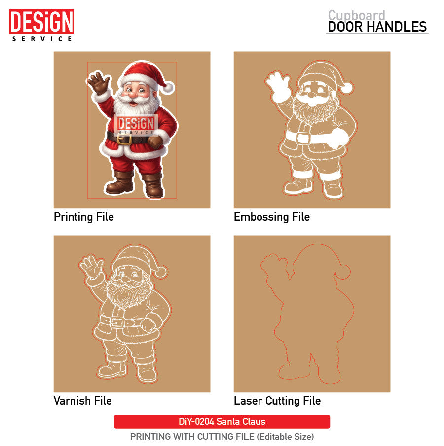 DiY Art Santa Claus - UV Printing