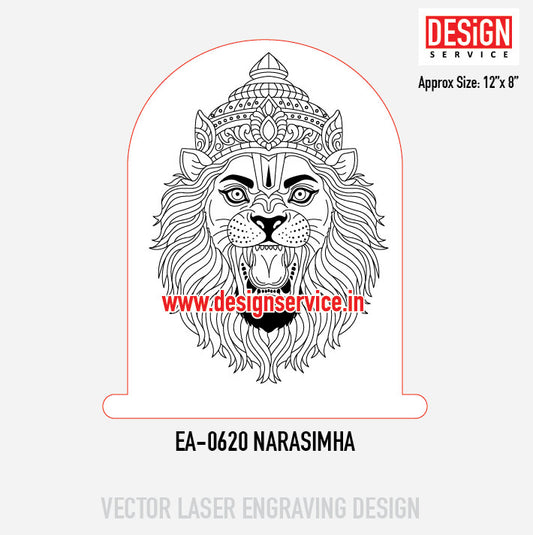 Engraving Designh NARASIMHA