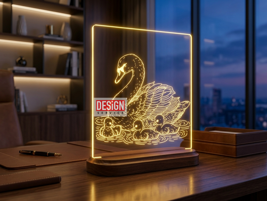 Engraving Design swan (Hansh)