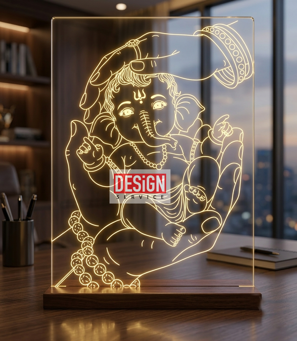 Engraving Design Shri Ganesha