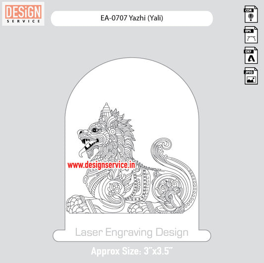 Engraving Design Yazhi (Yali)