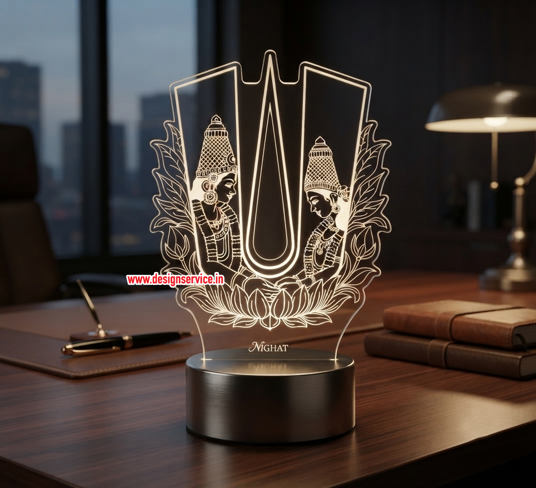 Engraving Design Lord Venkateswara