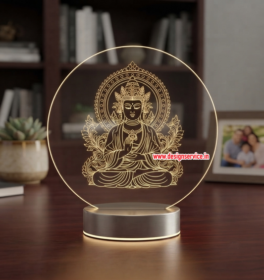 Engraving Design Buddha