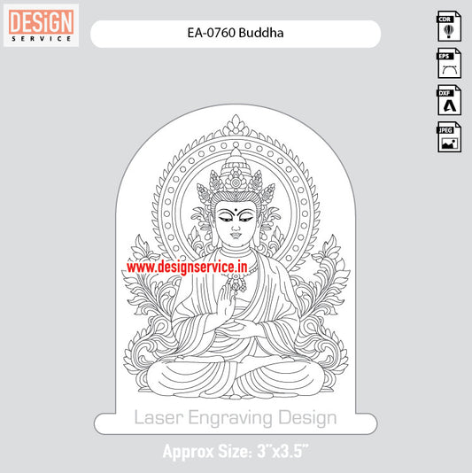 Engraving Design Buddha