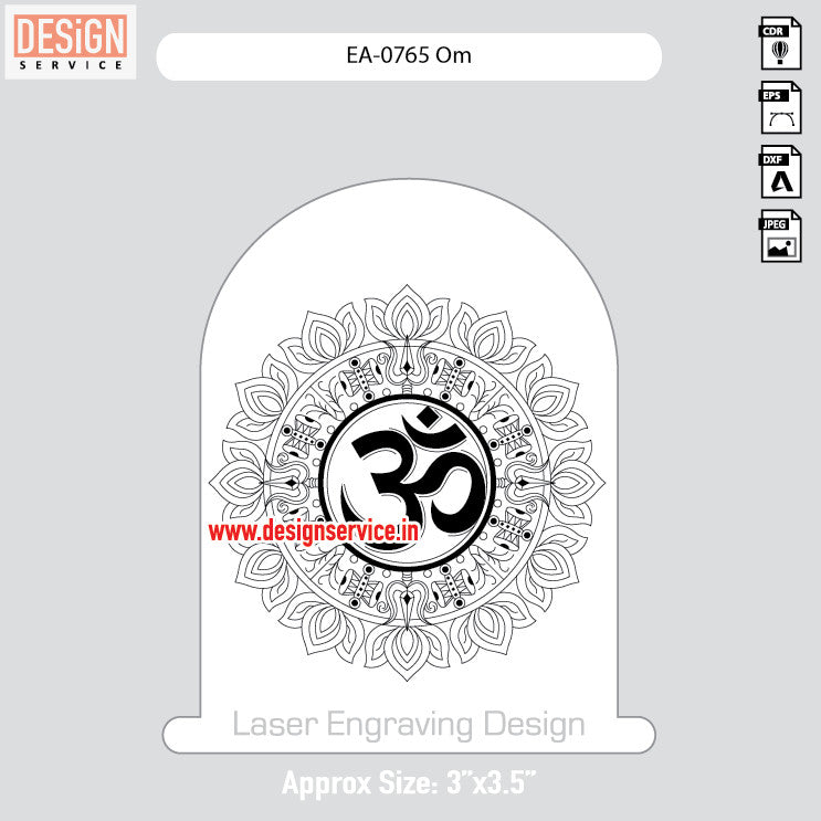 Engraving Design Om