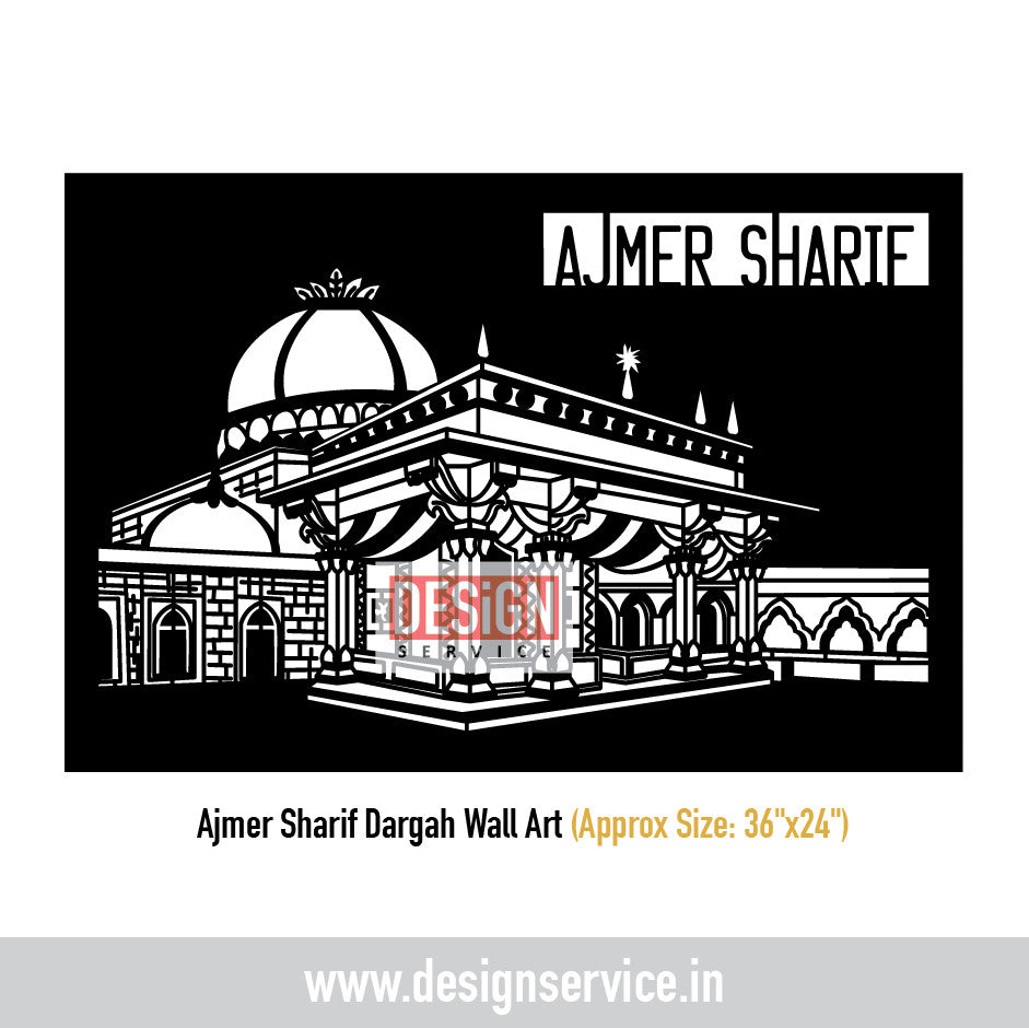 Ajmer Sharif Dargah Laser Cutting Design