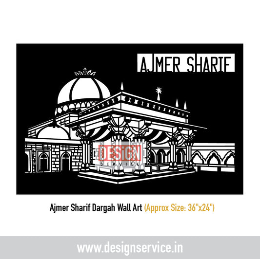 Ajmer Sharif Dargah Laser Cutting Design