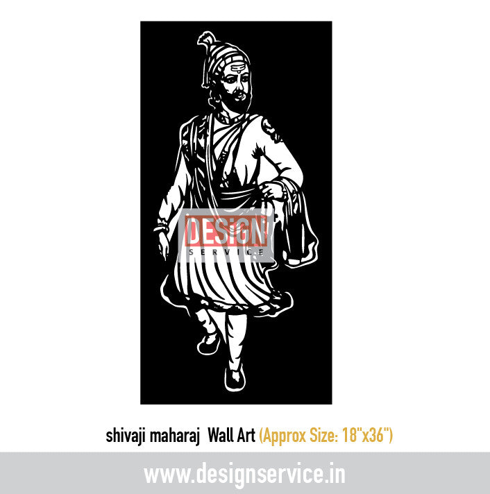 Shivaji Maharaj CO2 Laser Cutting Design
