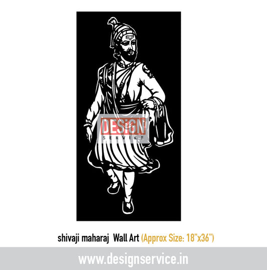 Shivaji Maharaj CO2 Laser Cutting Design