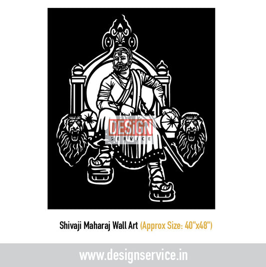 Shivaji Maharaj CO2 Laser Cutting Design