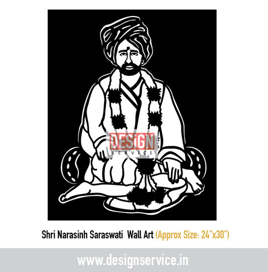 Sadguru Bhausaheb Maharaj CO2 Laser Cutting Design