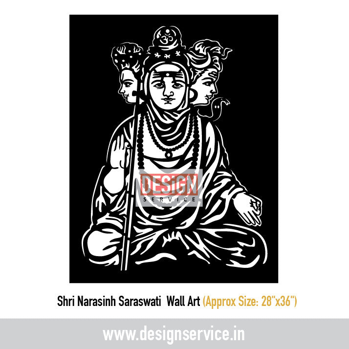 Shri Narasinh Saraswati CO2 Laser Cutting Design