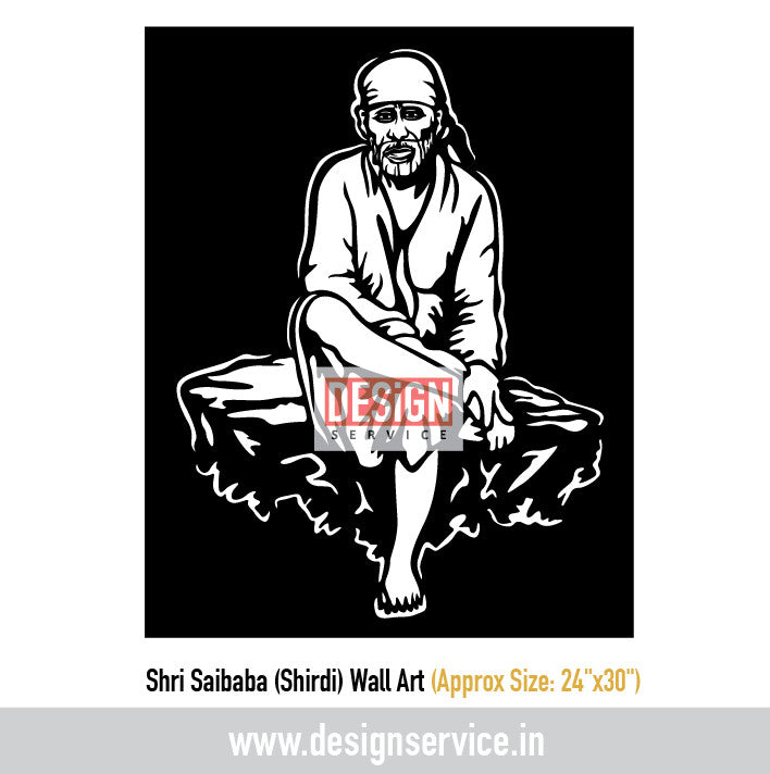 Shri Saibaba (Shirdi) CO2 Laser Cutting Design
